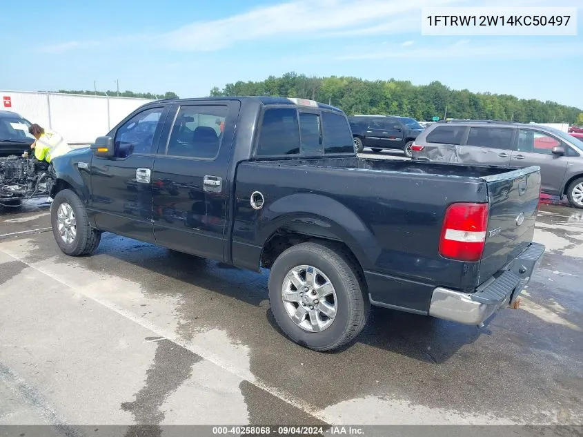 1FTRW12W14KC50497 2004 Ford F150 Supercrew