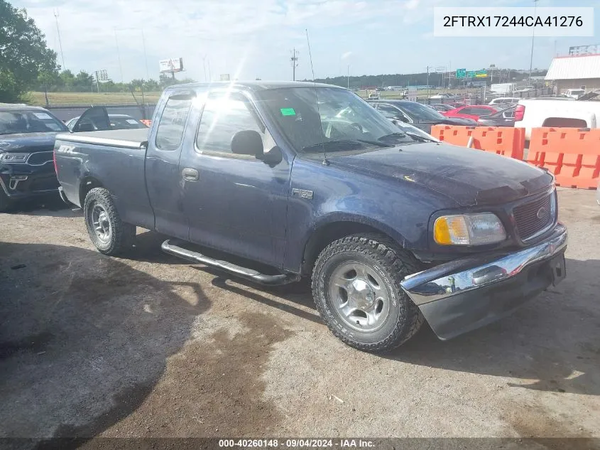 2004 Ford F-150 Heritage Xl/Xlt VIN: 2FTRX17244CA41276 Lot: 40260148