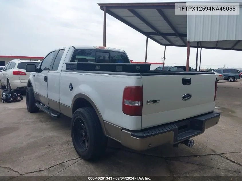 2004 Ford F-150 Lariat/Xl/Xlt VIN: 1FTPX12594NA46055 Lot: 40261343