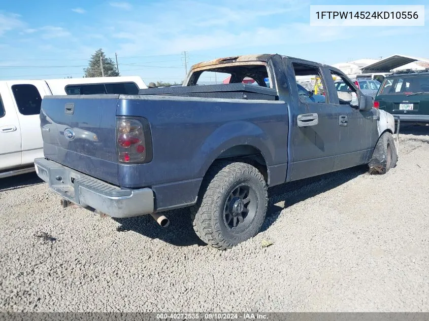 2004 Ford F-150 Fx4/Lariat/Xlt VIN: 1FTPW14524KD10556 Lot: 40272535