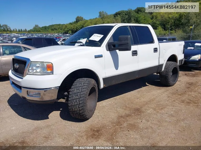 2004 Ford F-150 Fx4/Lariat/Xlt VIN: 1FTPW14554KB82197 Lot: 40275640