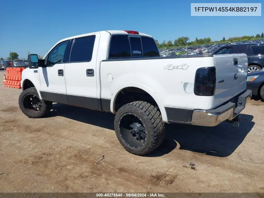 2004 Ford F-150 Fx4/Lariat/Xlt VIN: 1FTPW14554KB82197 Lot: 40275640