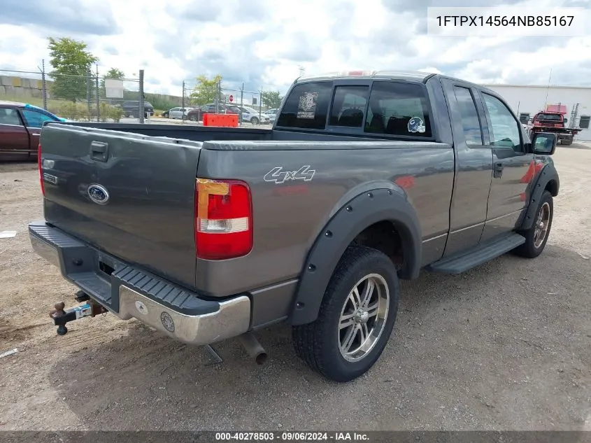 2004 Ford F-150 Fx4/Lariat/Xl/Xlt VIN: 1FTPX14564NB85167 Lot: 40278503