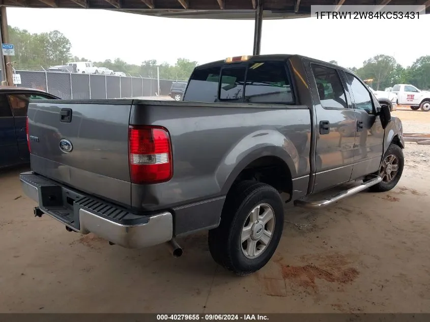 1FTRW12W84KC53431 2004 Ford F-150 Xlt