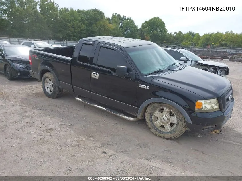 2004 Ford F-150 Fx4/Lariat/Xl/Xlt VIN: 1FTPX14504NB20010 Lot: 40286362