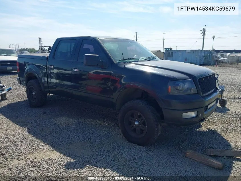 1FTPW14534KC59679 2004 Ford F-150 Fx4/Lariat/Xlt