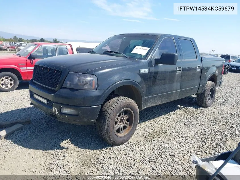 1FTPW14534KC59679 2004 Ford F-150 Fx4/Lariat/Xlt