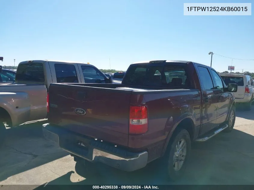 1FTPW12524KB60015 2004 Ford F-150 Lariat/Xlt