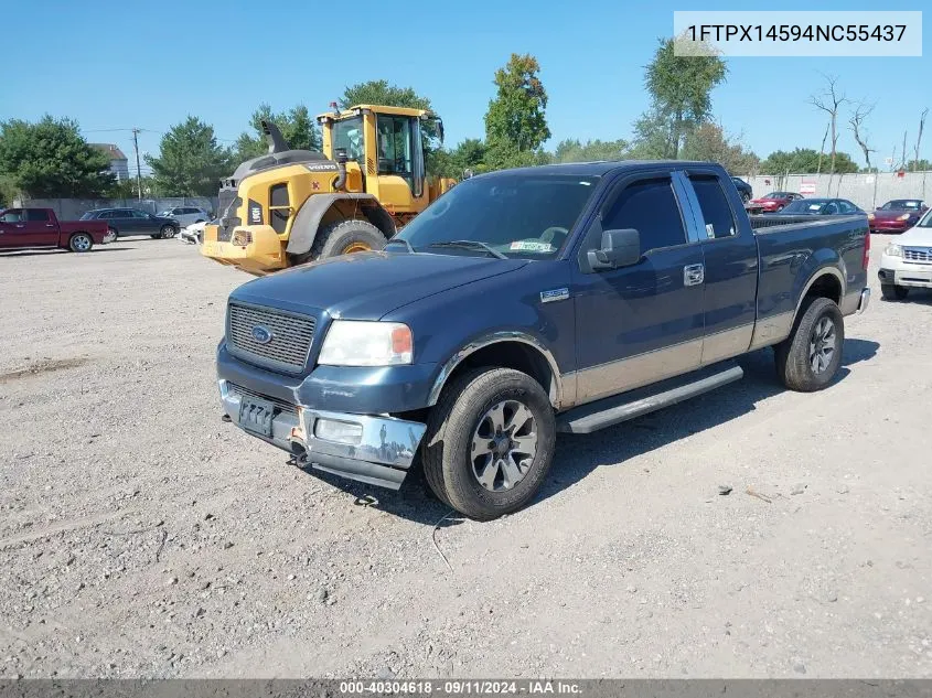 2004 Ford F-150 Fx4/Lariat/Xl/Xlt VIN: 1FTPX14594NC55437 Lot: 40304618