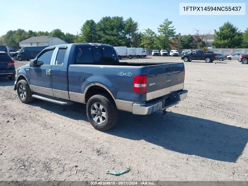 2004 Ford F-150 Fx4/Lariat/Xl/Xlt VIN: 1FTPX14594NC55437 Lot: 40304618