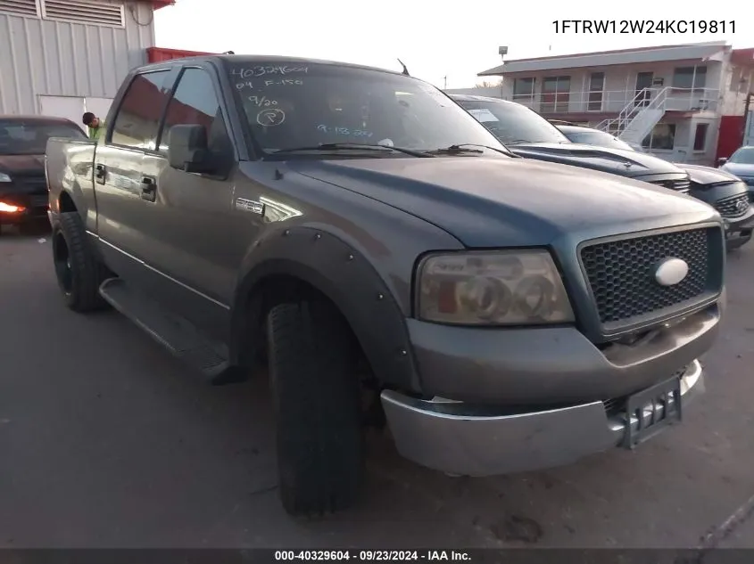 2004 Ford F-150 Xlt VIN: 1FTRW12W24KC19811 Lot: 40329604