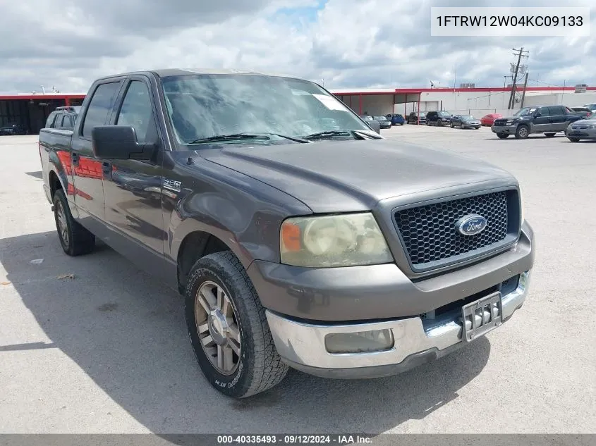 2004 Ford F-150 Xlt VIN: 1FTRW12W04KC09133 Lot: 40335493