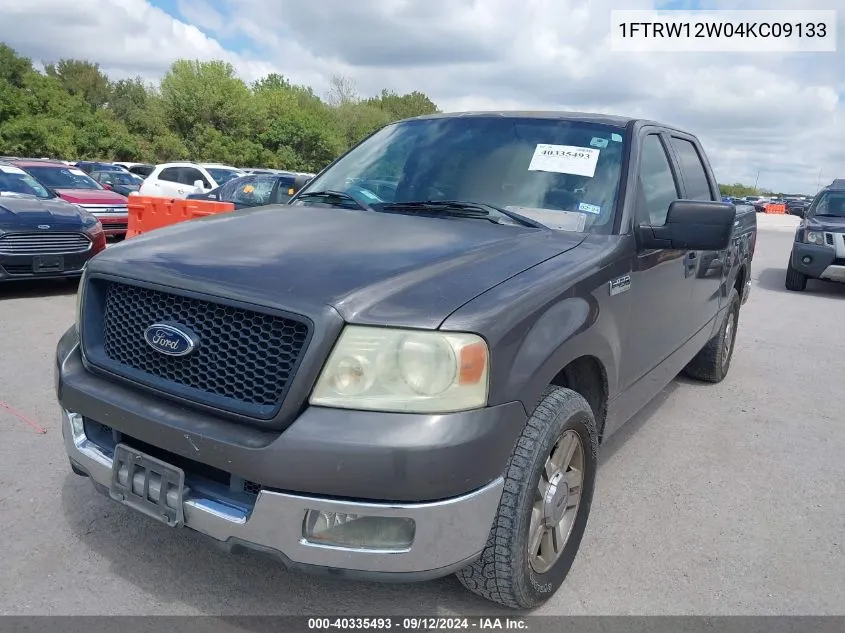 2004 Ford F-150 Xlt VIN: 1FTRW12W04KC09133 Lot: 40335493