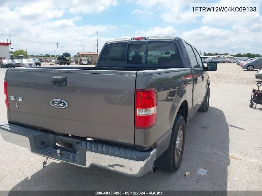 2004 Ford F-150 Xlt VIN: 1FTRW12W04KC09133 Lot: 40335493