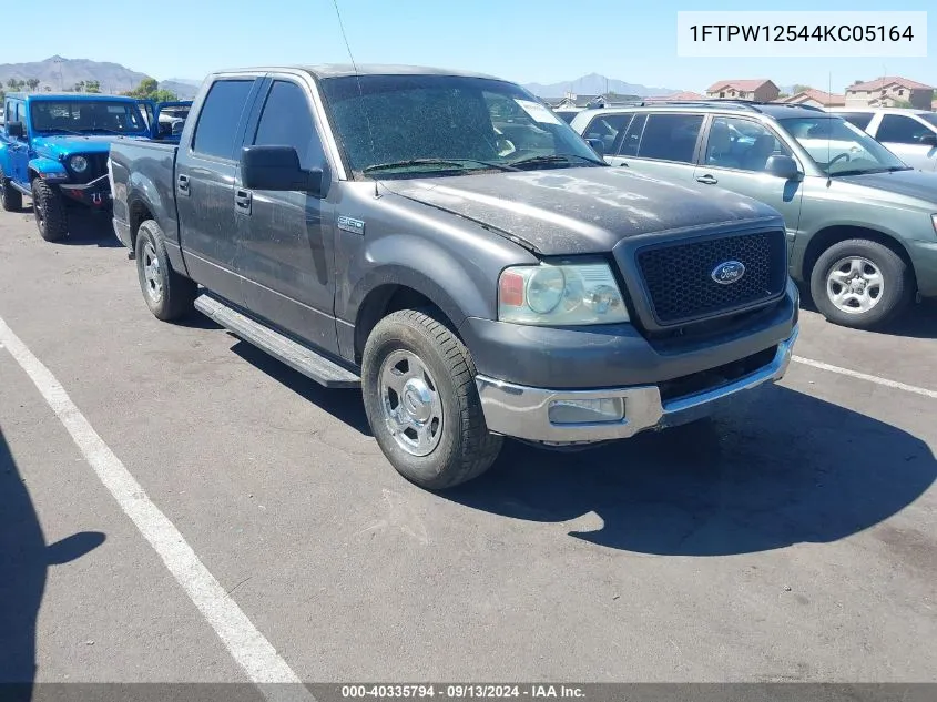 2004 Ford F-150 Lariat/Xlt VIN: 1FTPW12544KC05164 Lot: 40335794