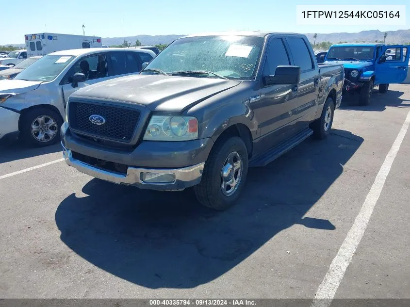 2004 Ford F-150 Lariat/Xlt VIN: 1FTPW12544KC05164 Lot: 40335794