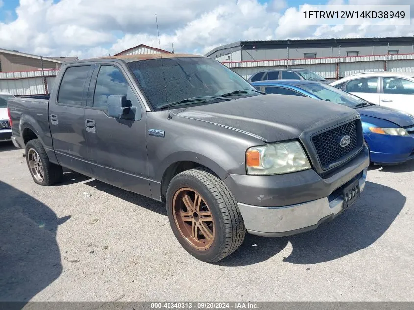 2004 Ford F-150 Xlt VIN: 1FTRW12W14KD38949 Lot: 40340313