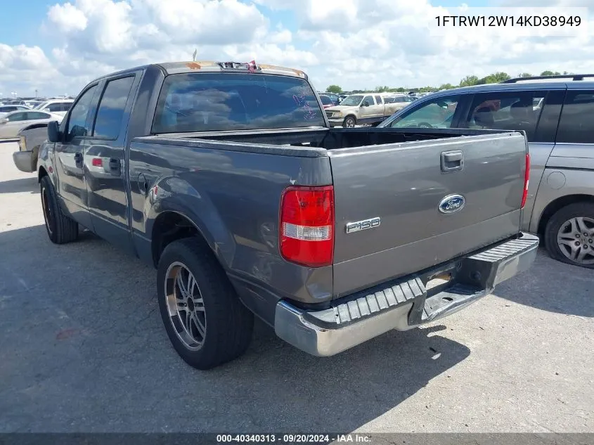 2004 Ford F-150 Xlt VIN: 1FTRW12W14KD38949 Lot: 40340313