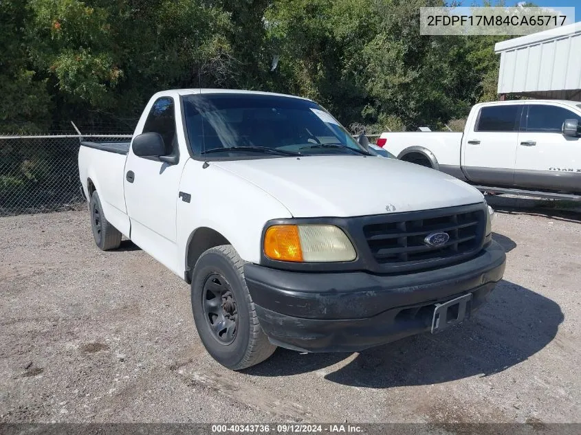 2004 Ford F-150 Heritage Xl VIN: 2FDPF17M84CA65717 Lot: 40343736