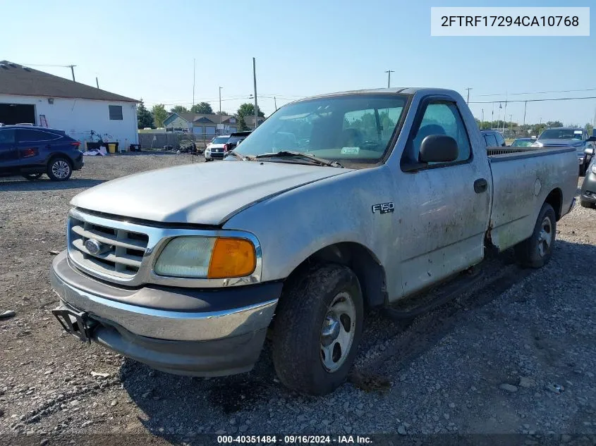 2FTRF17294CA10768 2004 Ford F-150 Heritage Classic