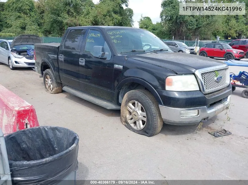 2004 Ford F-150 Fx4/Lariat/Xlt VIN: 1FTPW14524KC41996 Lot: 40366179