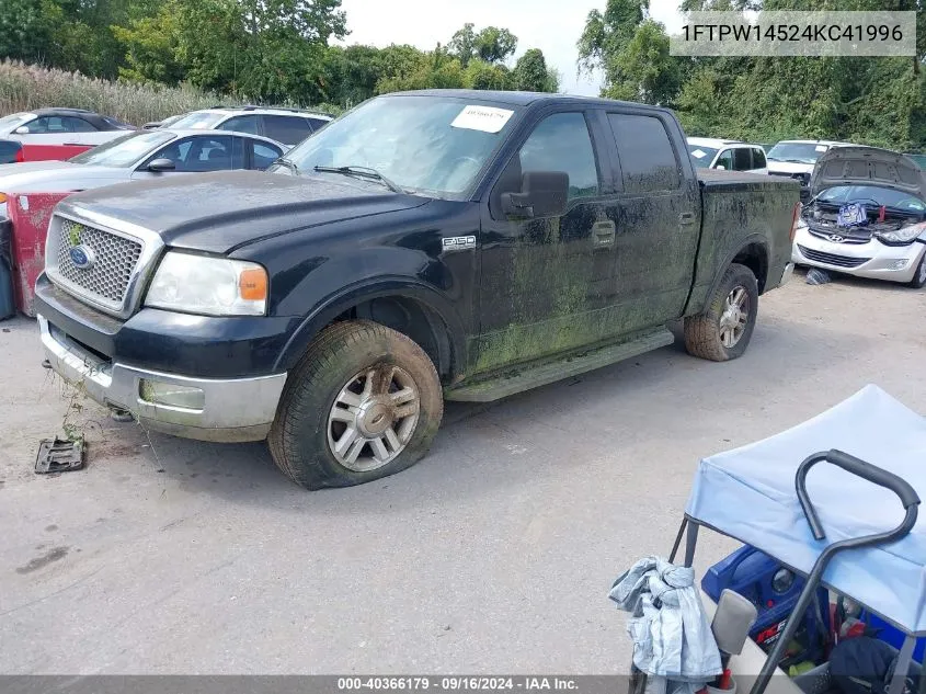 2004 Ford F-150 Fx4/Lariat/Xlt VIN: 1FTPW14524KC41996 Lot: 40366179