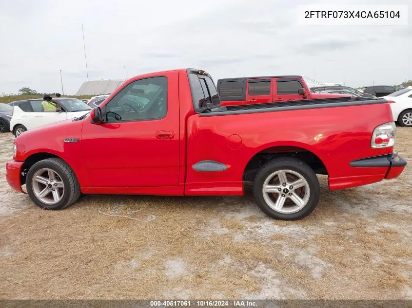 2004 Ford F-150 Heritage Lightning VIN: 2FTRF073X4CA65104 Lot: 40517061