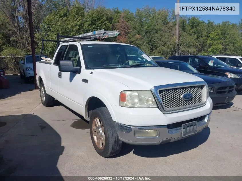 2004 Ford F-150 Lariat/Xl/Xlt VIN: 1FTPX12534NA78340 Lot: 40626032