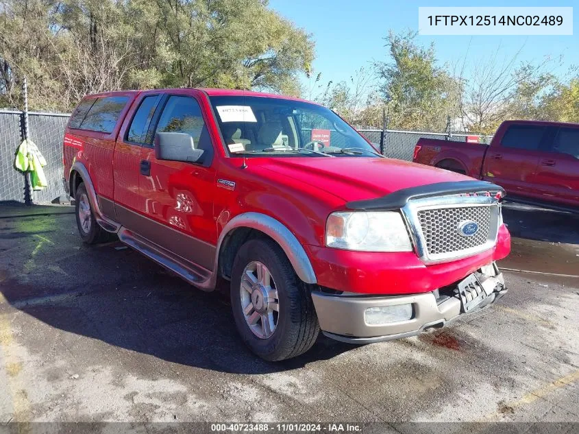 1FTPX12514NC02489 2004 Ford F-150 Lariat/Xl/Xlt