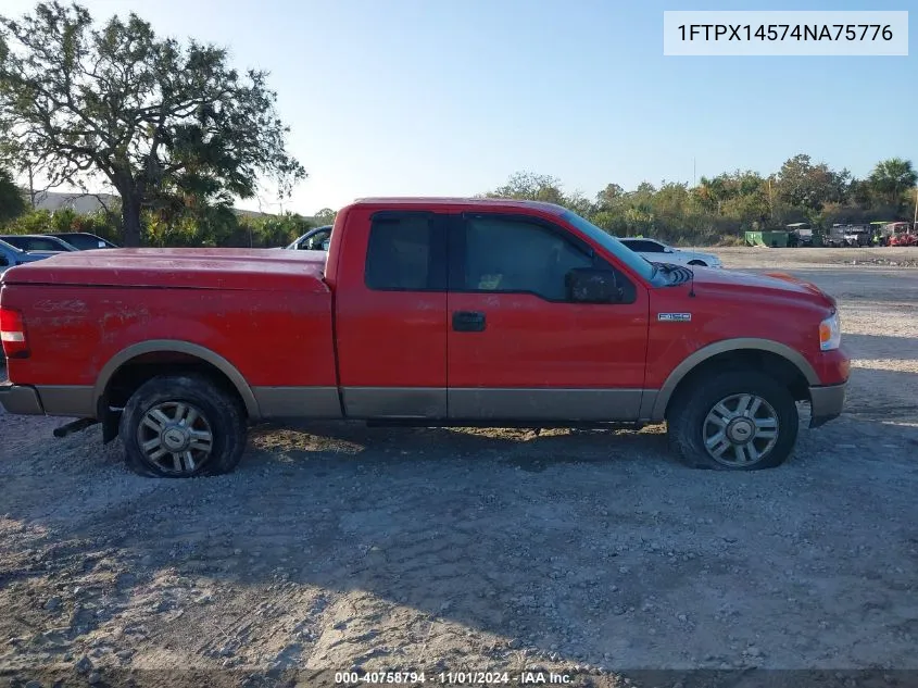 1FTPX14574NA75776 2004 Ford F-150 Fx4/Lariat/Xl/Xlt