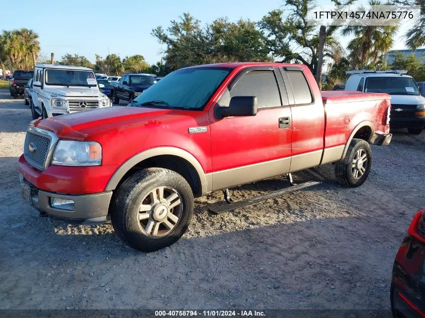 1FTPX14574NA75776 2004 Ford F-150 Fx4/Lariat/Xl/Xlt