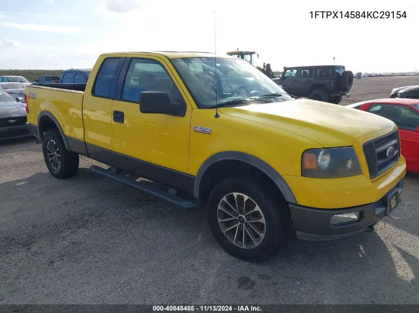 2004 Ford F-150 Fx4/Lariat/Xl/Xlt VIN: 1FTPX14584KC29154 Lot: 40845485