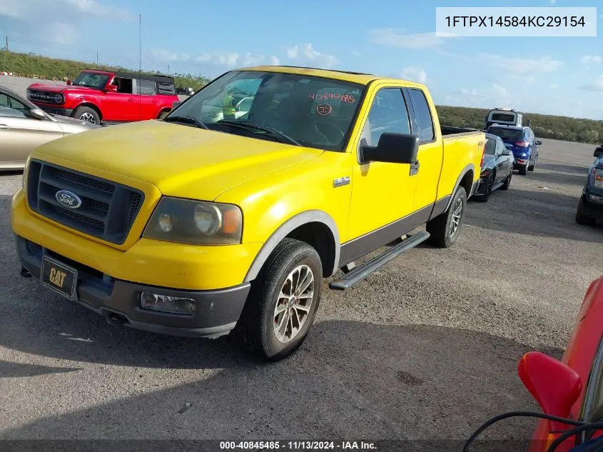 2004 Ford F-150 Fx4/Lariat/Xl/Xlt VIN: 1FTPX14584KC29154 Lot: 40845485