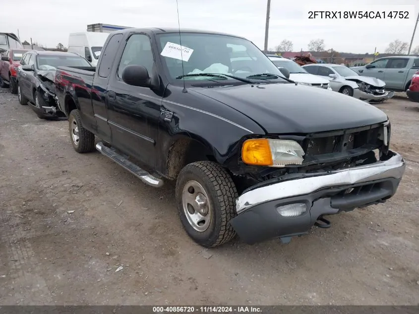 2004 Ford F-150 Heritage Xl/Xlt VIN: 2FTRX18W54CA14752 Lot: 40856720