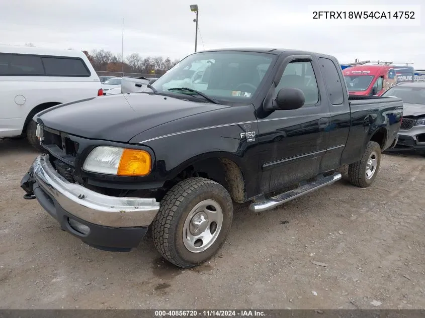 2004 Ford F-150 Heritage Xl/Xlt VIN: 2FTRX18W54CA14752 Lot: 40856720