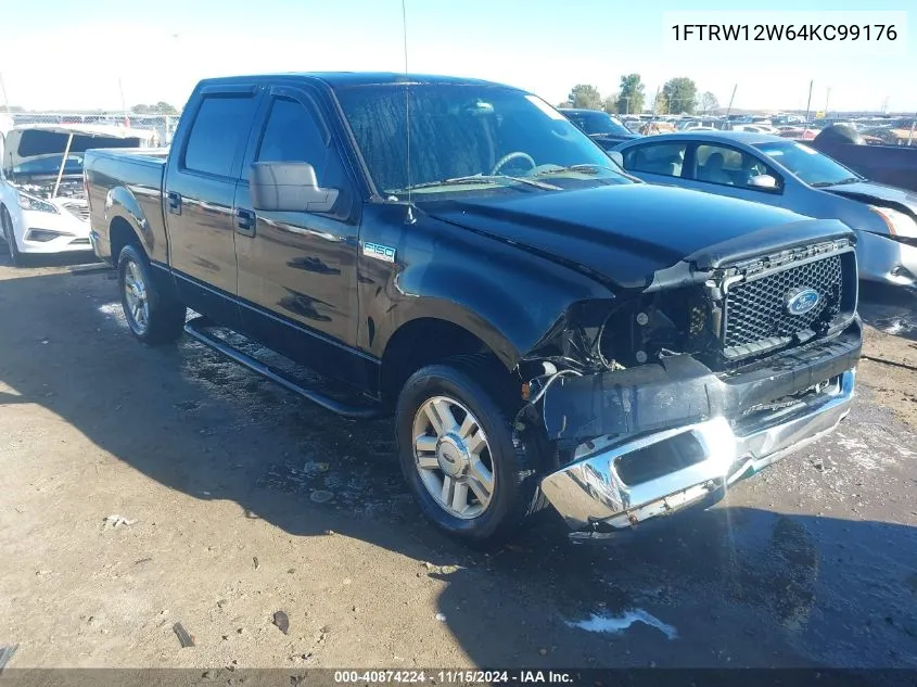 2004 Ford F-150 Xlt VIN: 1FTRW12W64KC99176 Lot: 40874224