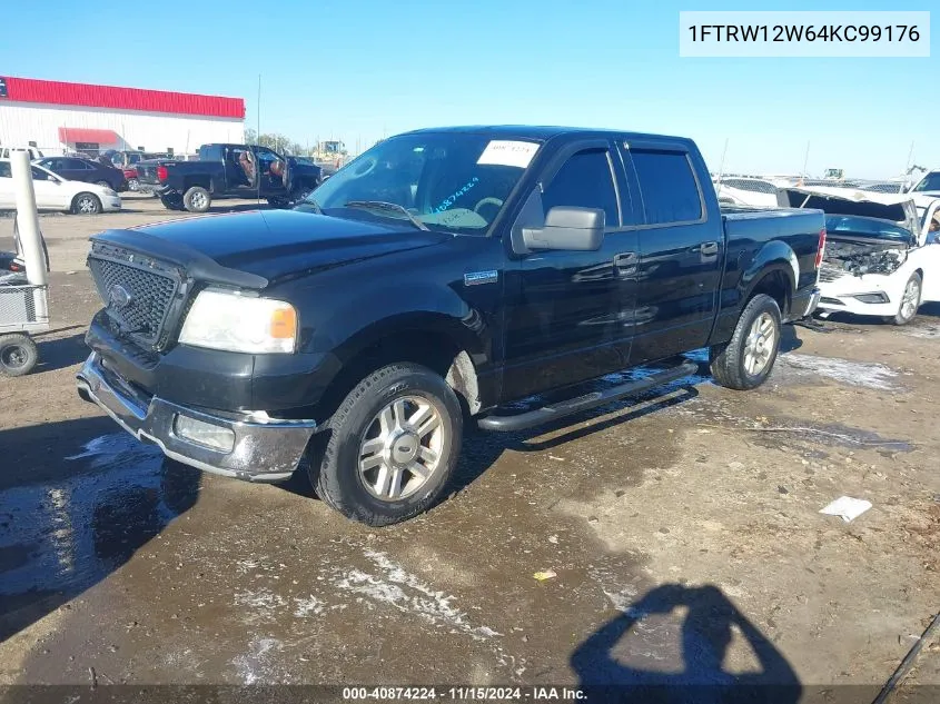 2004 Ford F-150 Xlt VIN: 1FTRW12W64KC99176 Lot: 40874224