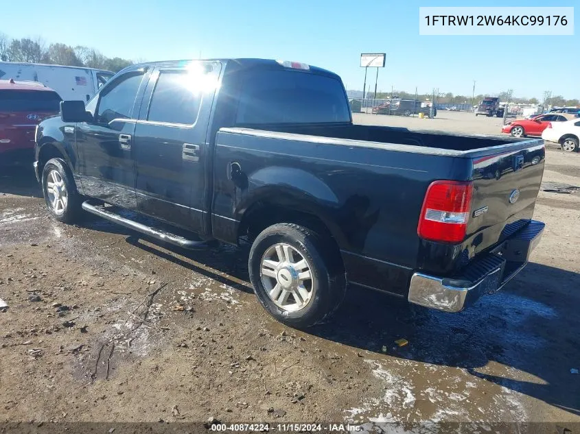 2004 Ford F-150 Xlt VIN: 1FTRW12W64KC99176 Lot: 40874224