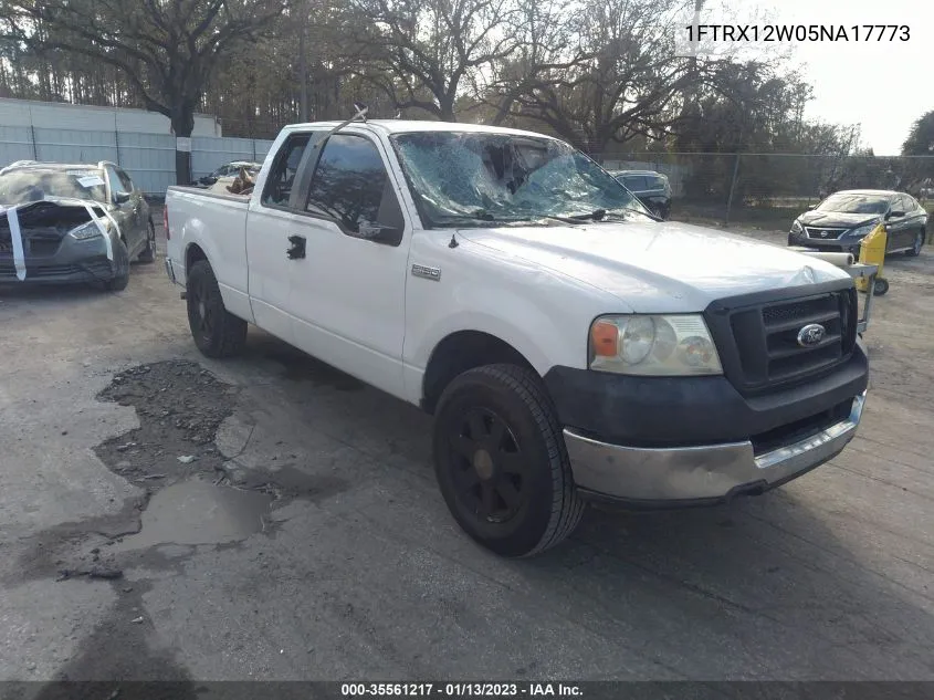 2005 Ford F-150 Xlt/Stx/Xl VIN: 1FTRX12W05NA17773 Lot: 35561217