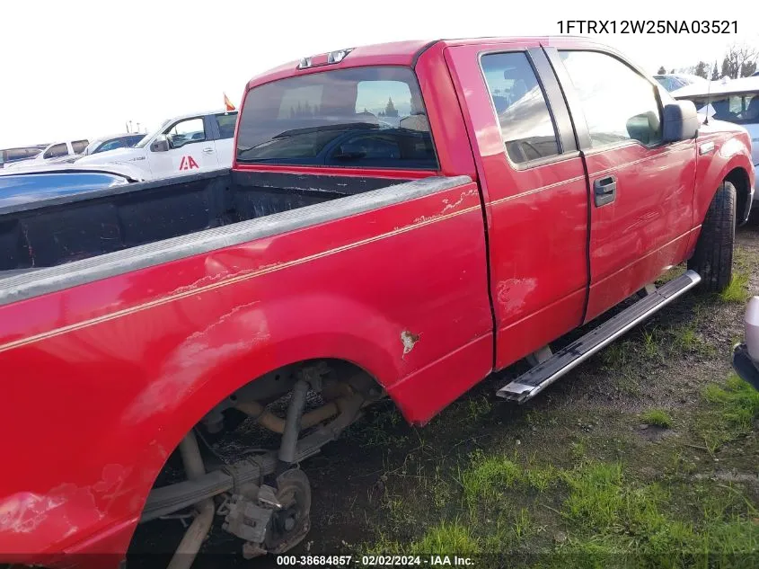 2005 Ford F-150 Stx/Xl/Xlt VIN: 1FTRX12W25NA03521 Lot: 38684857