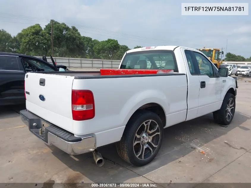 1FTRF12W75NA81781 2005 Ford F-150 Stx/Xl/Xlt