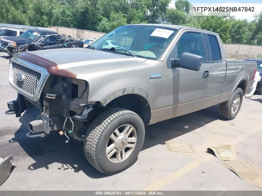 2005 Ford F-150 Fx4/Lariat/Xl/Xlt VIN: 1FTPX14525NB47842 Lot: 39626741