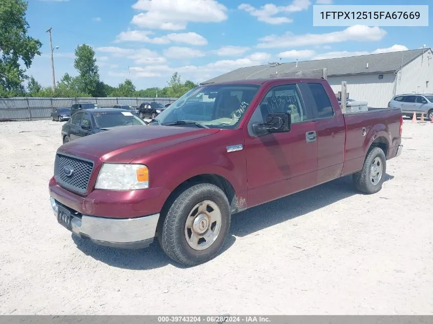 2005 Ford F-150 Lariat/Xl/Xlt VIN: 1FTPX12515FA67669 Lot: 39743204