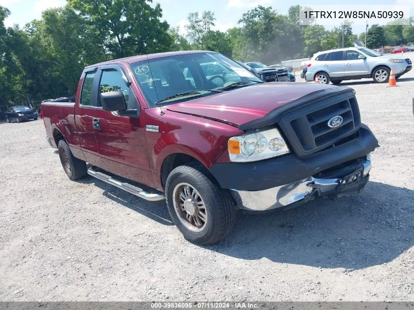 2005 Ford F-150 Stx/Xl/Xlt VIN: 1FTRX12W85NA50939 Lot: 39836095