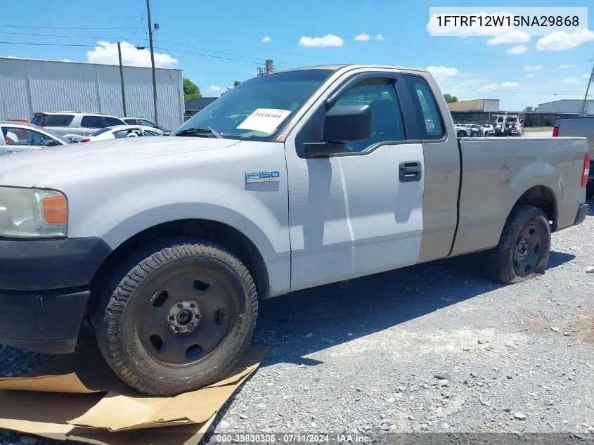 2005 Ford F-150 Stx/Xl/Xlt VIN: 1FTRF12W15NA29868 Lot: 39838305