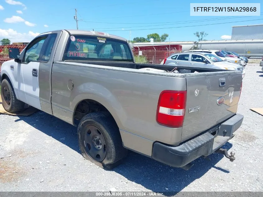 2005 Ford F-150 Stx/Xl/Xlt VIN: 1FTRF12W15NA29868 Lot: 39838305