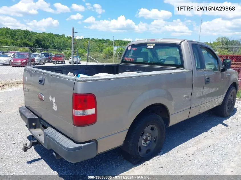 2005 Ford F-150 Stx/Xl/Xlt VIN: 1FTRF12W15NA29868 Lot: 39838305