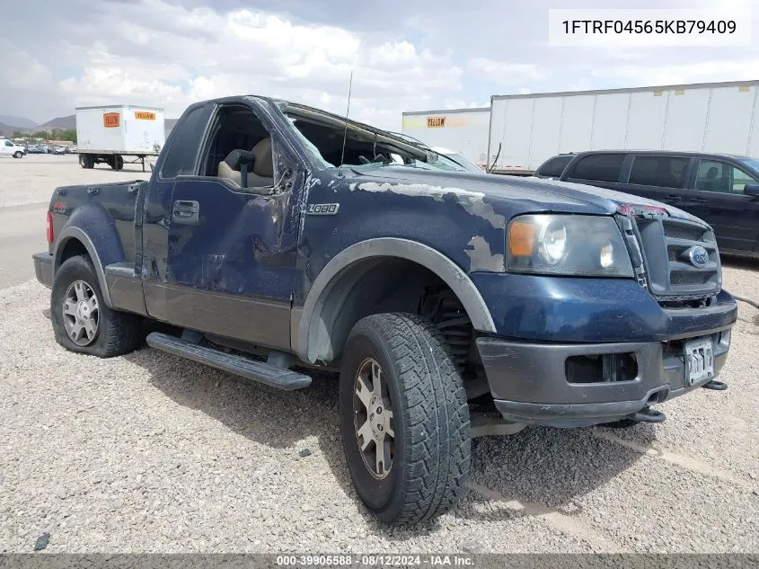 2005 Ford F-150 Fx4/Xlt VIN: 1FTRF04565KB79409 Lot: 39905588