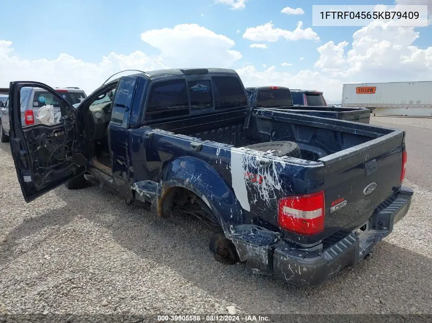 2005 Ford F-150 Fx4/Xlt VIN: 1FTRF04565KB79409 Lot: 39905588