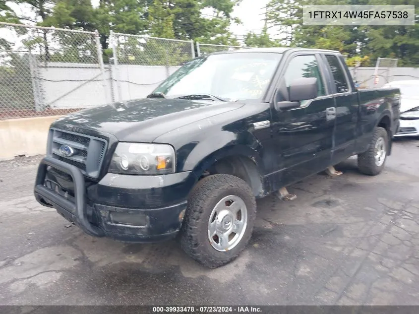 2005 Ford F-150 Stx/Xl/Xlt VIN: 1FTRX14W45FA57538 Lot: 39933478